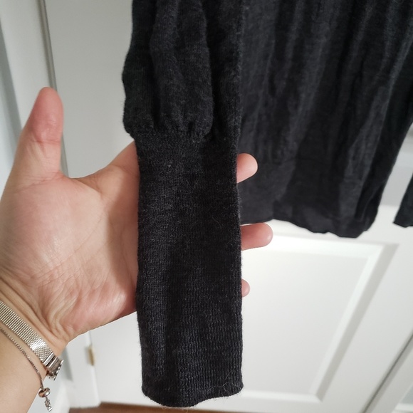 BADGLEY MISCHKA 100% Merino Wool Grey Sweater - Picture 4 of 7